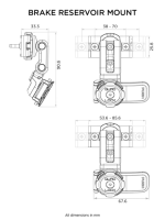 Podstawa mocowana na zbiorniczku hamulcowym Quad Lock® - V2