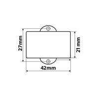 90107 Led display battery indicator, 12V