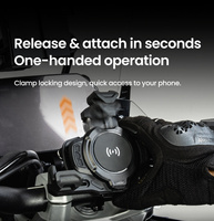 LOBOO Uchwyt na telefon PH02S (z modułem ładowania, na kierownice 22/25/28/32mm) (10.3.08002.104.11)