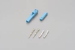 connector set, 2P, light blue, 050-type, for HONDA indicator
