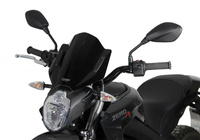 Szyba motocyklowa MRA ZERO DS /R, Z1, Z3, -, forma NRN, czarna