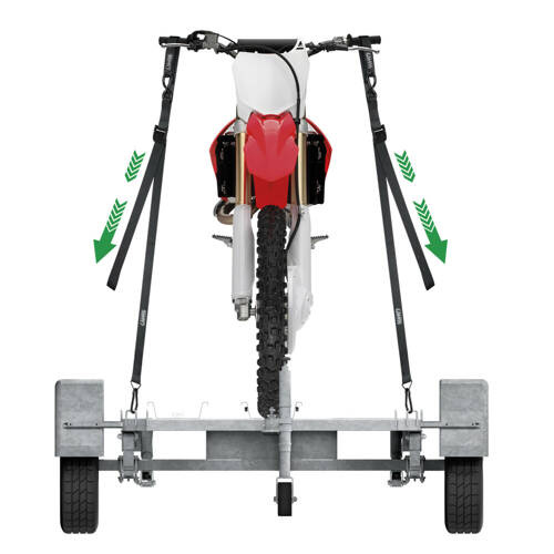 90584 Kraken Pull-Down, paski do mocowania motocykla