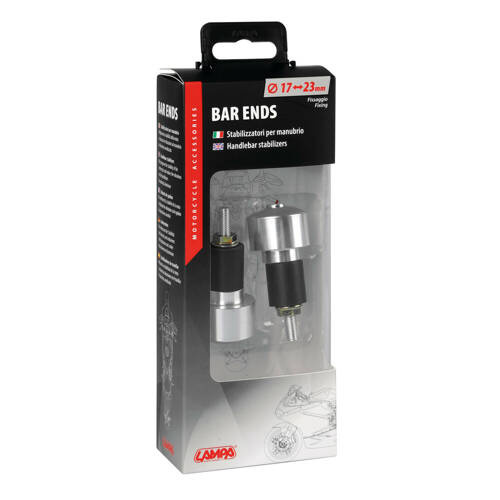 90635 Universal bar ends (2 pcs) - Aluminium 17/23 mm