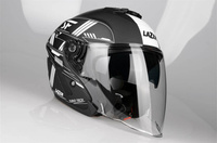 Kask Motocyklowy LAZER TANGO S ROADTECH (kol. Czarny - Biały - Matowy) rozm. XL