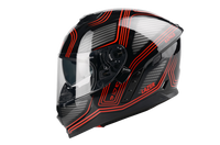 Kask Motocyklowy LAZER RAFALE Darkside (kol. Czarny - Czerwony) rozm. M