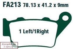 Brake pads EBC FA213 (set on 1 disk)