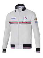 Sparco Martini Racing Full Zip Sweatshirt gray