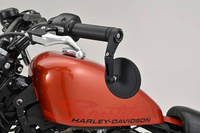 80996 D-MIRROR bar end mirror adapter universal 1" 25.4mm black