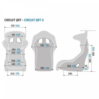 Fotel gamingowy CIRCUIT QRT II [Sim Racing Seat-not FIA approved]