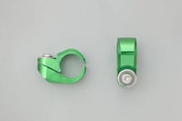 Zestaw zacisków do wspornika kierownicy  22.2mm  zielony