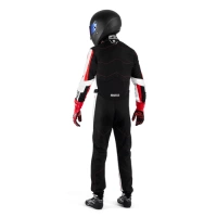 Sparco Kerb Kart Karting Auto Racing Suit black red