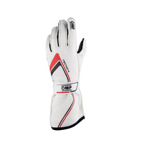 OMP Racing Race & Kart Gloves TECNICA (FIA Approved) IB/772 white