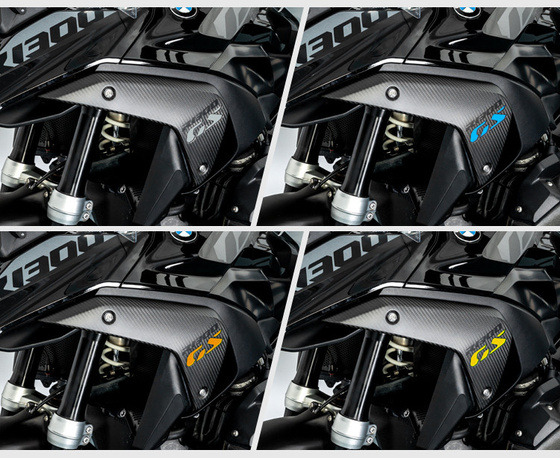 LOBOO Panel chłodnicy z włókna węglowego (czarny metal) do BMW R1300GS (2023-) Carbon Fiber Radiator Panel (10.3.32131.001.11)