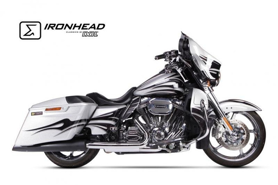 Tłumik IRONHEAD HARLEY DAVIDSON TOURING ROAD KING (06-16) typ HC2-1B (prawa strona) czarny