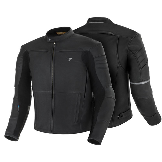 Motorcycle Leather Jacket SHIMA SHADOW TFL black