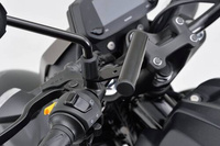 78031 MOUNT BAR 100MM Ø22.2MM BLACK MIRROR CLAMP MOUNT TYPE