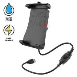 RAM-HOL-UN14WB-1 RAM® Quick-Grip™ 15W Waterproof Wireless Charging Holder with Ball