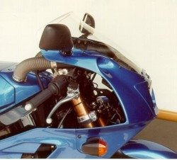 Szyba motocyklowa MRA KAWASAKI ZXR 400 L, ZX400L, 1991-, forma S, bezbarwna