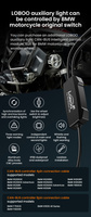 LOBOO L11 światło drogowe i mijania pomocnicze (czarne) (10.1.01111.001.01)
