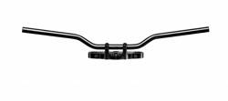 TRW LUCAS STEEL HANDLEBAR 25.4MM SPEEDFIGHTER COLOR BLACK (WITH INDENTATIONS FOR CABLES)
