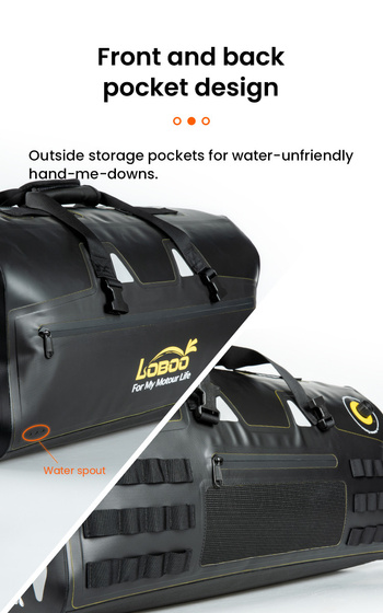 LOBOO TPU Torba czarna 40L (z hermetycznym zamkiem błyskawicznym) (10.4.01034.001.61)