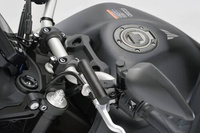 78031 MOUNT BAR 100MM Ø22.2MM BLACK MIRROR CLAMP MOUNT TYPE