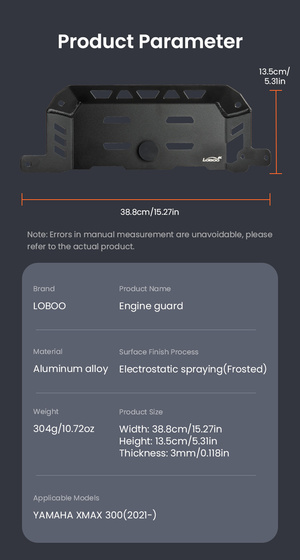 LOBOO Osłona silnika do YAMAHA XMAX300 (2021-) (10.3.13861.001.11)