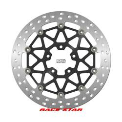 NG TARCZA HAMULCOWA PRZÓD RACE STAR PREMIUM KAWASAKI ZX-10R/RR '17-'22 (330X70X5MM) (5X10,25MM) PŁYWAJĄCA (ŚRODEK ALUMINIOWY, POLEPSZONE CHŁODZENIE)