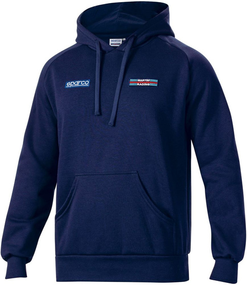 Mens hoodie Sparco Martini Racing navy