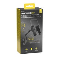 91580 Smart Handle Grip, phone holder with mount for the left scooter handle grip