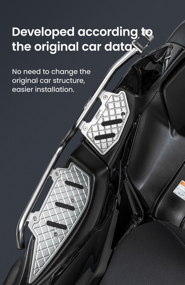 LOBOO Crash Bar do YAMAHA XMAX 300 (2023-) Silver (10.3.01862.001.21)