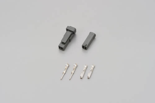 connector set, 2P, gray, for SUZUKI indicator, male and female