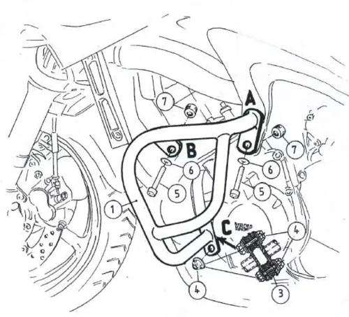 Yamaha FZ 6/Fazer S2 (2004-2010) Gmol silnika