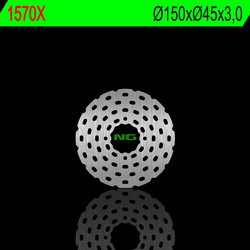 NG TARCZA HAMULCOWA TYŁ GAS GAS TXT 70/125/200/250/280/300/320 SHERCO TRIAL (150X45X3,0MM) (4X6,5MM)