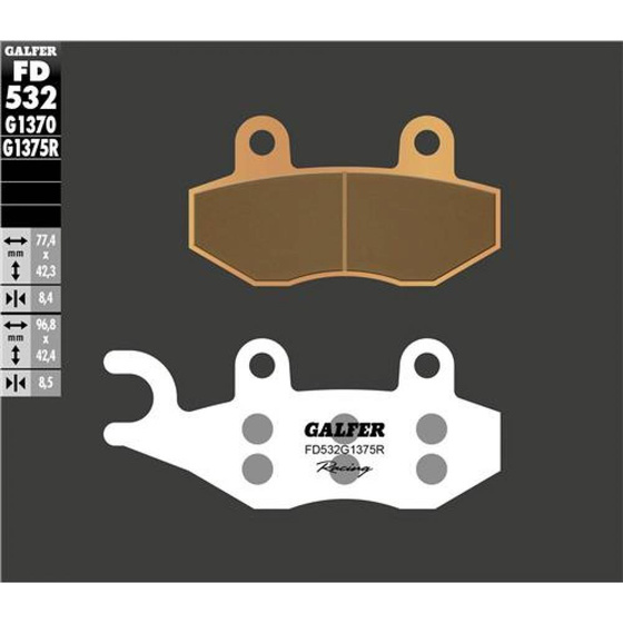 GALFER KLOCKI HAMULCOWE SINTER SPORT RACING FD532G1375R