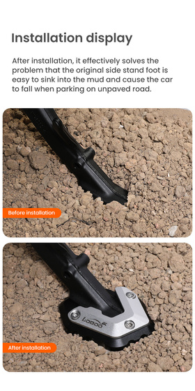 LOBOO Nakładka na stopkę boczną do BMW R1300GS (10.3.04131.001.11)