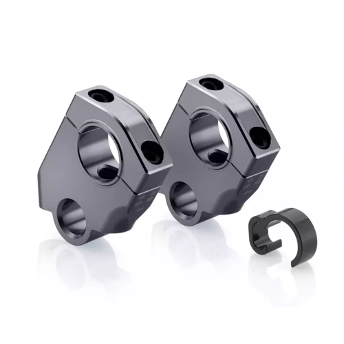 Raised and swept-back risers