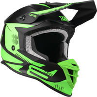 Kask Motocyklowy LAZER OR3 PP3 (kol. Czarny - Zielony Fluo - Matowy) rozm. XS