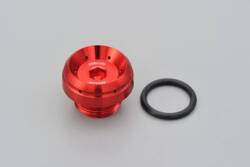 OIL FILLER CAP BULLET M24XP3.0/RED