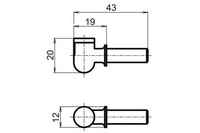 80826 "D-LIGHT MINI3" LED INDICATOR PAIR BLACK