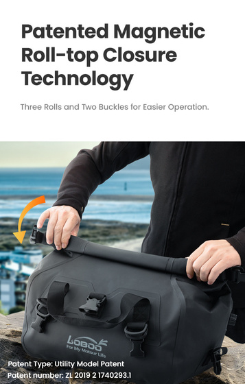 LOBOO PVC Torba szara 20L (10.4.01045.001.11)