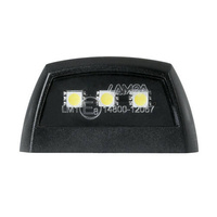 90587 E-ion, 3 Smd Led licence plate lamp, 12V