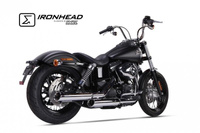 Tłumik IRONHEAD HARLEY DAVIDSON DYNA STREET BOB (06-16) typ HC1-3C (góry lub dolny wydech) chrom