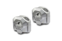 ZESTAW PODWYŻSZAJĄCY KIEROWNICĘ 22MM, PODWYŻSZENIE 20MM, SILVER, SW-MOTECH