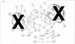 BUELL XB 12 Ulysses (2006-2010) side case carrier