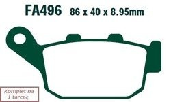 Brake pads EBC FA496HH wzmacniane (set on 1 disk)