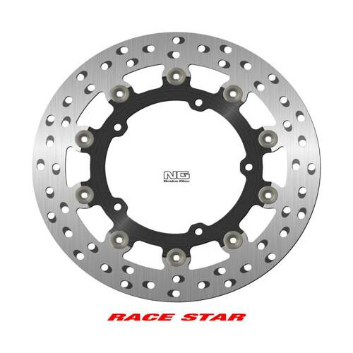 NG TARCZA HAMULCOWA PRZÓD RACE STAR PREMIUM YAMAHA MT-03 '16-'22, R3 '19-'22, YZF-R25 '14-'17, YZF-R3 '15-'18 (298X132X5MM) (5X8,25MM) (ŚRODEK ALUMINIOWY, POLEPSZONE CHŁODZENIE)