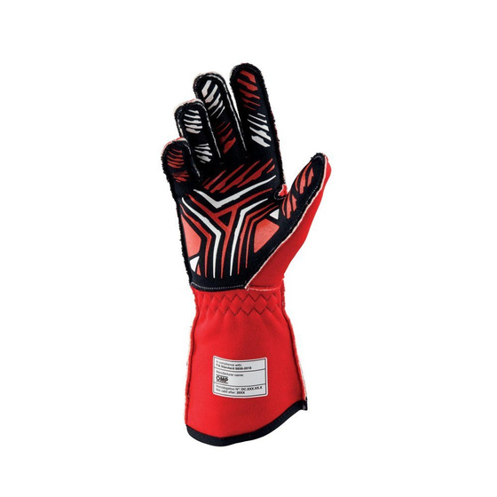 OMP Racing Race Rally Auto Kart Gloves ONE-S (FIA Approved) red
