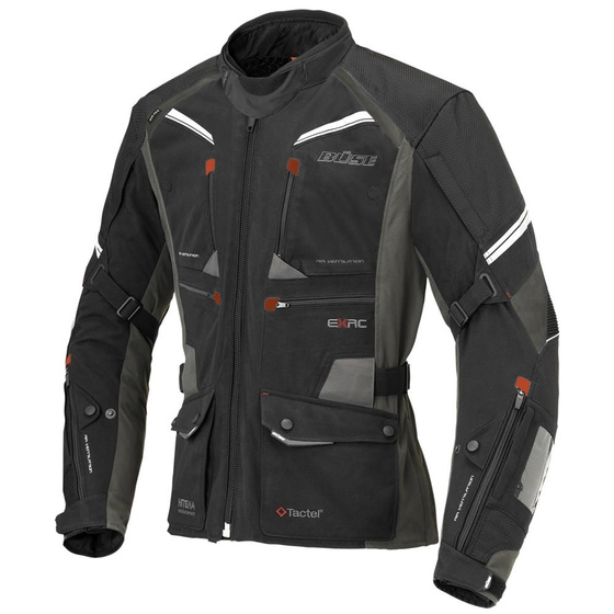 Kurtka motocyklowa BUSE ZESTAW EXRC Porto czarno/czarny 48