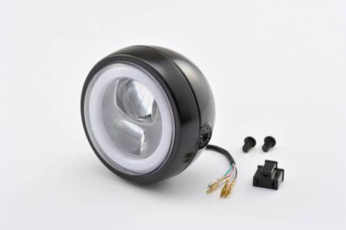 LED HEADLIGHT"CAPSULE120" SIDE-MOUNT, BLACK